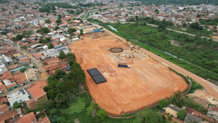 Prefeitura de Parauapebas avança nas obras de infraestrutura da ETE Rio Verde